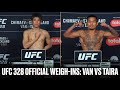 UFC 328 Official Weigh-Ins: Joshua Van vs Tatsuro Taira