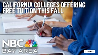 Colleges in California offering free tuition this fall