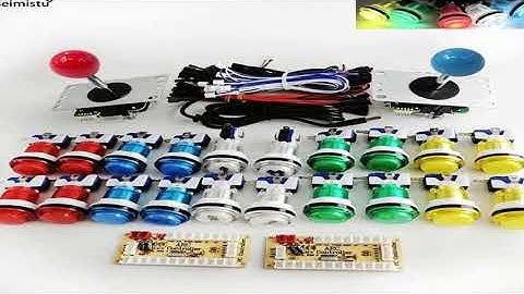 Why Everyone’s Talking About This Product! DIY PC Raspberry Pi Arcade joystick Game Kit  With LED