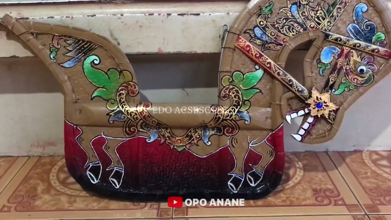 PROSES PENGECATAN KERAJINAN SENI  JARAN KEPANG TERBARU AWAL 2022 PRODUCT EDO ACSESORIS