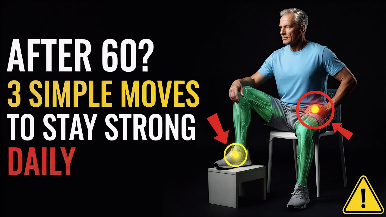 After 60, Do These 3 Daily Exercises to Stay Strong, Pain-Free & Independent