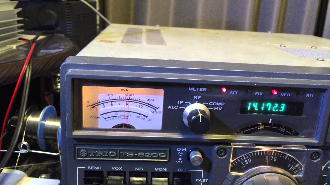 TS-820 修理 - YouTube