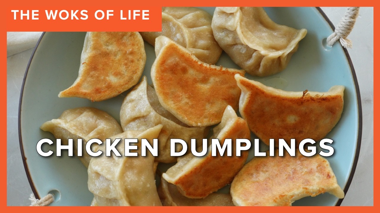 Chicken Dumplings - Chinese Potstickers from scratch! | The Woks of Life