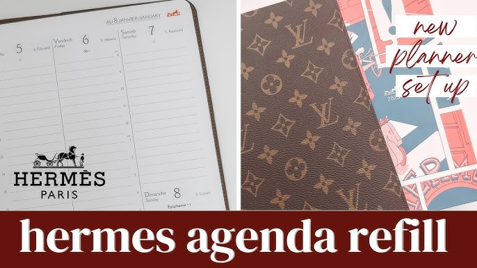 LOUIS VUITTON Desk Agenda + FILOFAX Inserts • 1st Impression & Setup丨 Roma  D.C. 