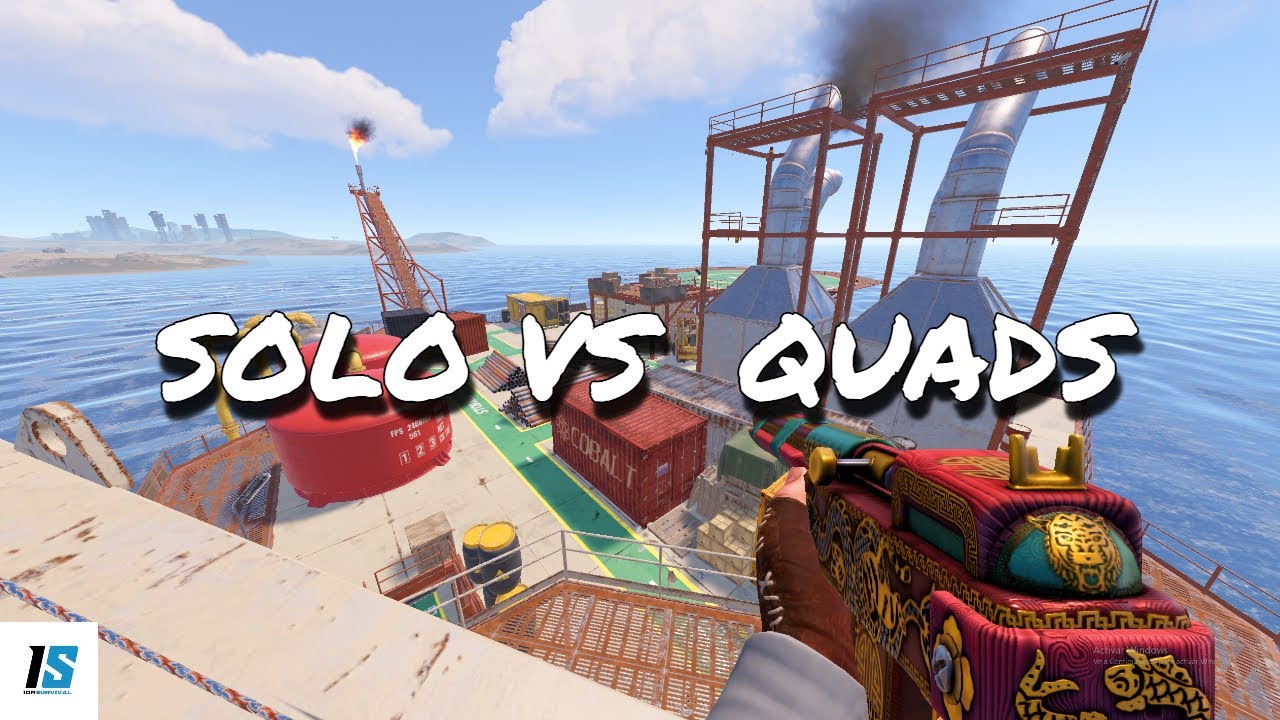 SOLO VS QUADS EN PETRO (RUST)