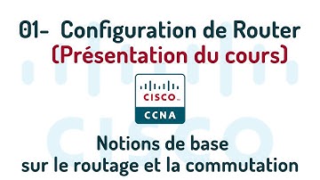 01- Configuration de base d’un Routeur (Présentation du cours)