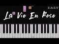 La Vie En Rose - Edith Piaf | EASY Piano Tutorial