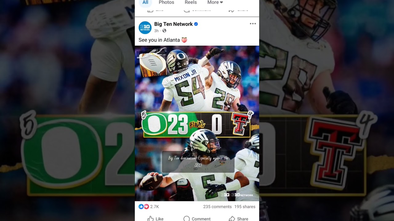 BIG TEN domination! SEC hates it 🤣 