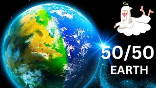 What Would Happen If Earth Was Split 50/50 Between Land and Water