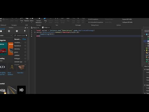 how to make a backdoored roblox game