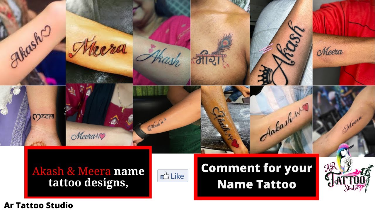 Love Name Tattoo Designs for Couple | Heart and Name Tattoo Art Idea | Couple Name Tattoo Ideas 2025