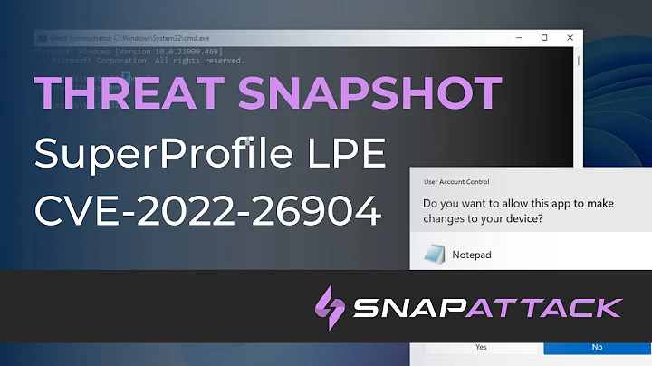 Threat SnapShot: User Profile Service Local Privilege Escalation (CVE-2022-26904)