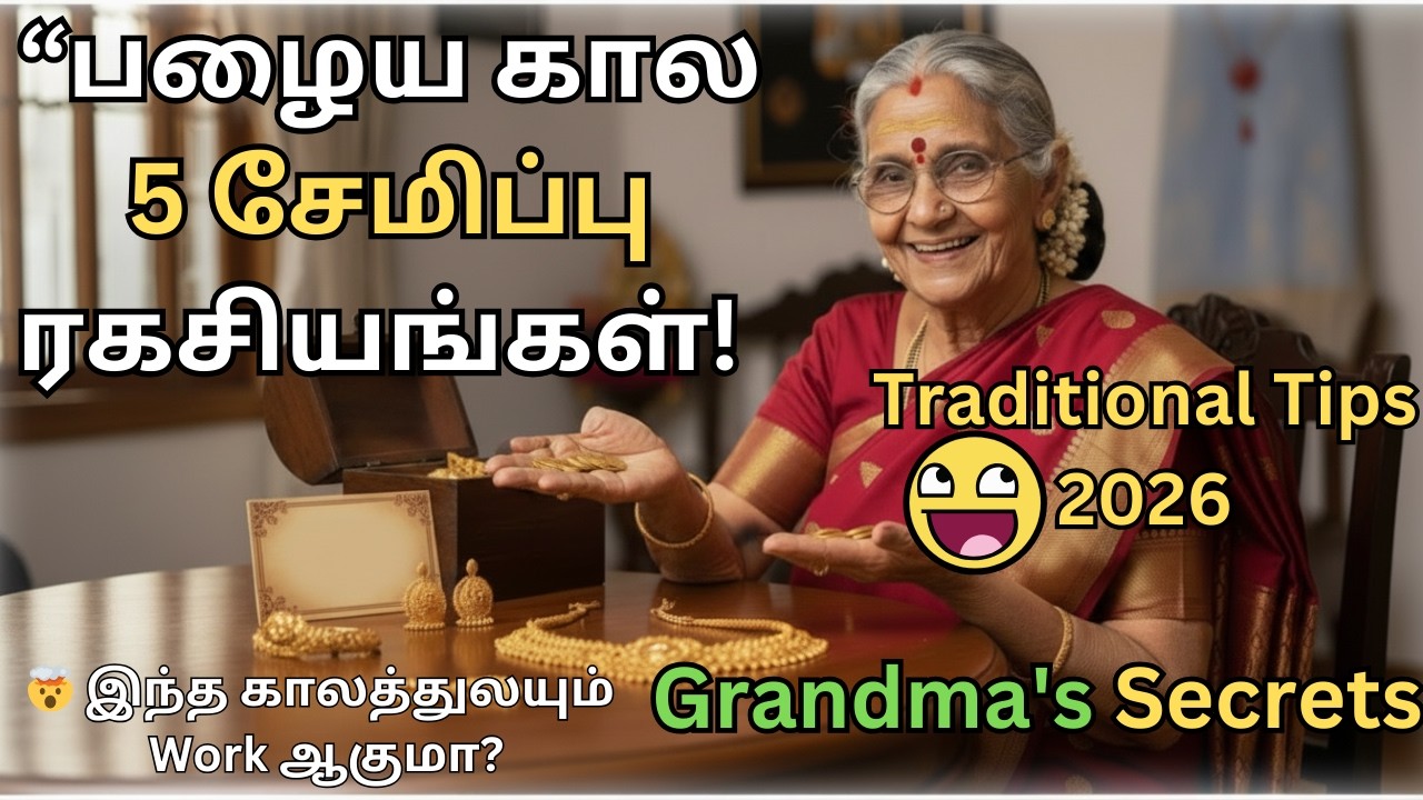 🤫பாட்டி சொன்ன 5 Secret Money Hacks! 🤯 Modern World-க்கு New Tips தேவையா? Savings tips 💸