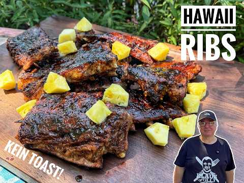 #732: Hawaii Ribs - fruity, sweet, spicy and prepared in a whole new way. Takes only 90 minutes 😊