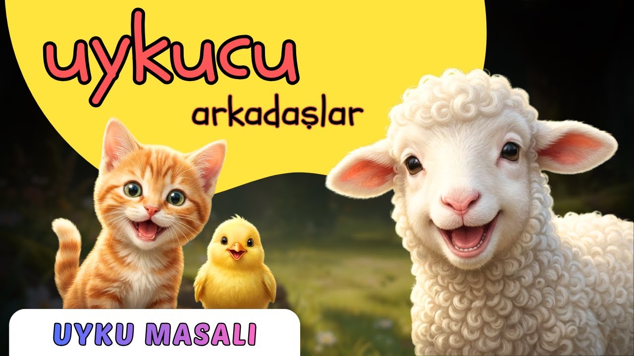 🐈 Uykucu Arkadaşlar: Okul Öncesi Eğitici Uyku Masalı ve Bebek Şarkıları
