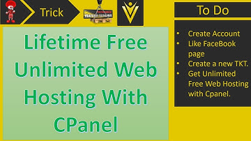 Lifetime Free Unlimited Web Hosting With CPanel