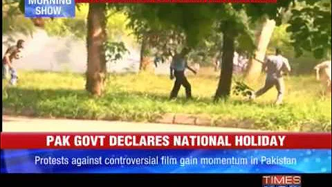 Protests in Pakistan over controversial US film