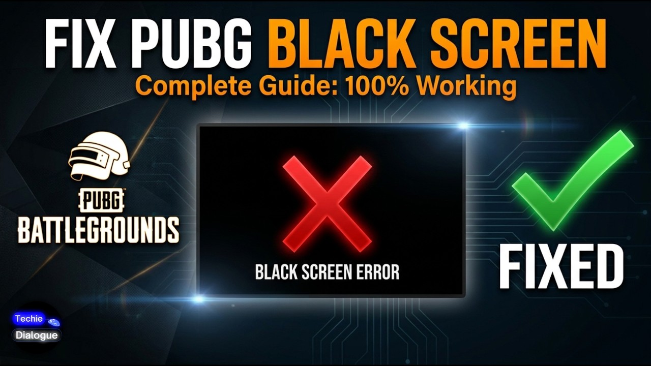 How to Fix PUBG Battlegrounds Black Screen on PC (Step-by-Step Guide ...