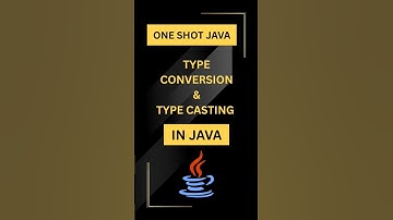 Are Type Conversion and Type Casting the same thing in Java? #java #code #programming #typecasting