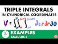 Triple Integrals in Cylindrical Coordinates Examples | Calculus 3 - JK Math