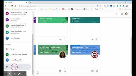 Google Classroom Archive and delete Old Classrooms