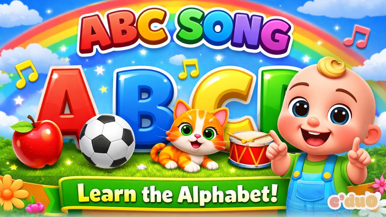 ABCD Song for Kids | Learn Alphabet A to Z | Nursery Rhymes - YouTube
