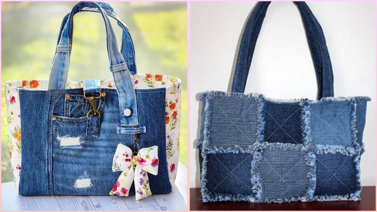 Stop Throwing Away Your Old Jeans Do This Instead |I Turned Pairs Of Old Jeans Into A Designer Bags
