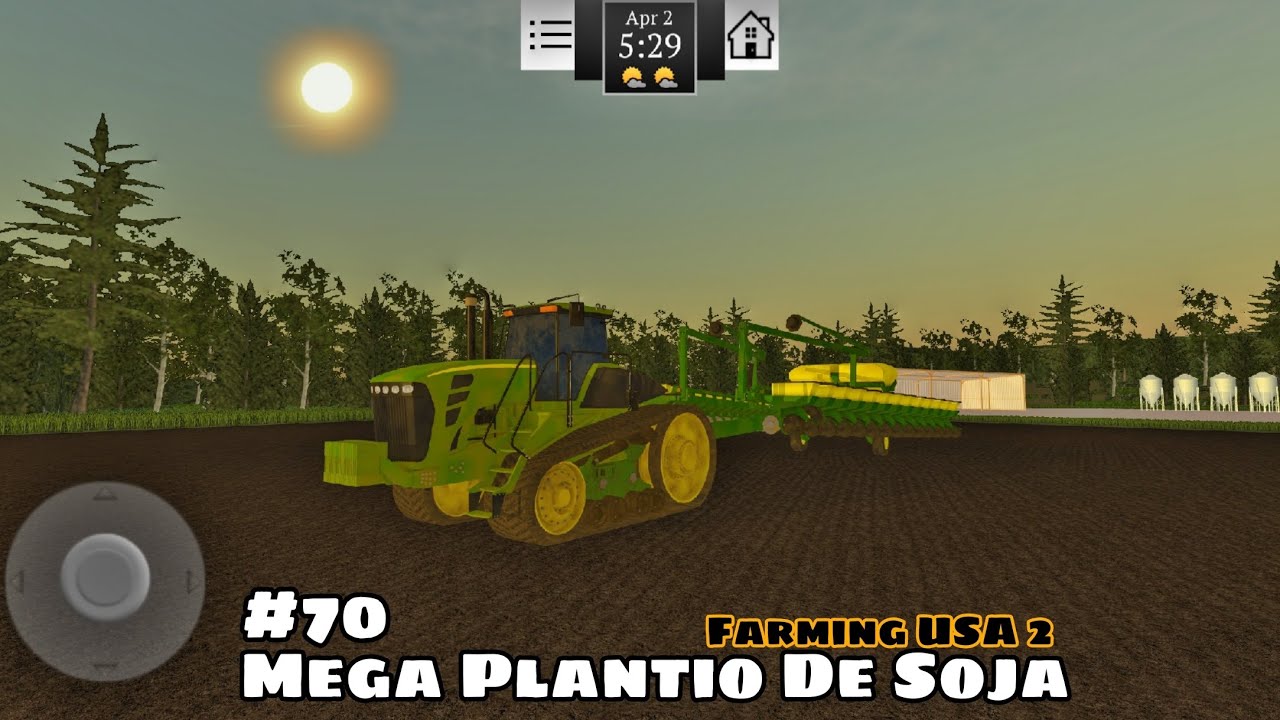 Farming USA 2 - Mega Plantio De Soja Na Fazenda + Última Lavoura Comprada 