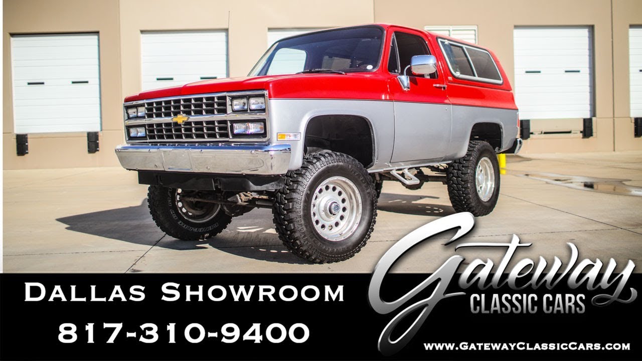 1990 Chevrolet Blazer V10 Silverado For Sale Gateway Classic Cars