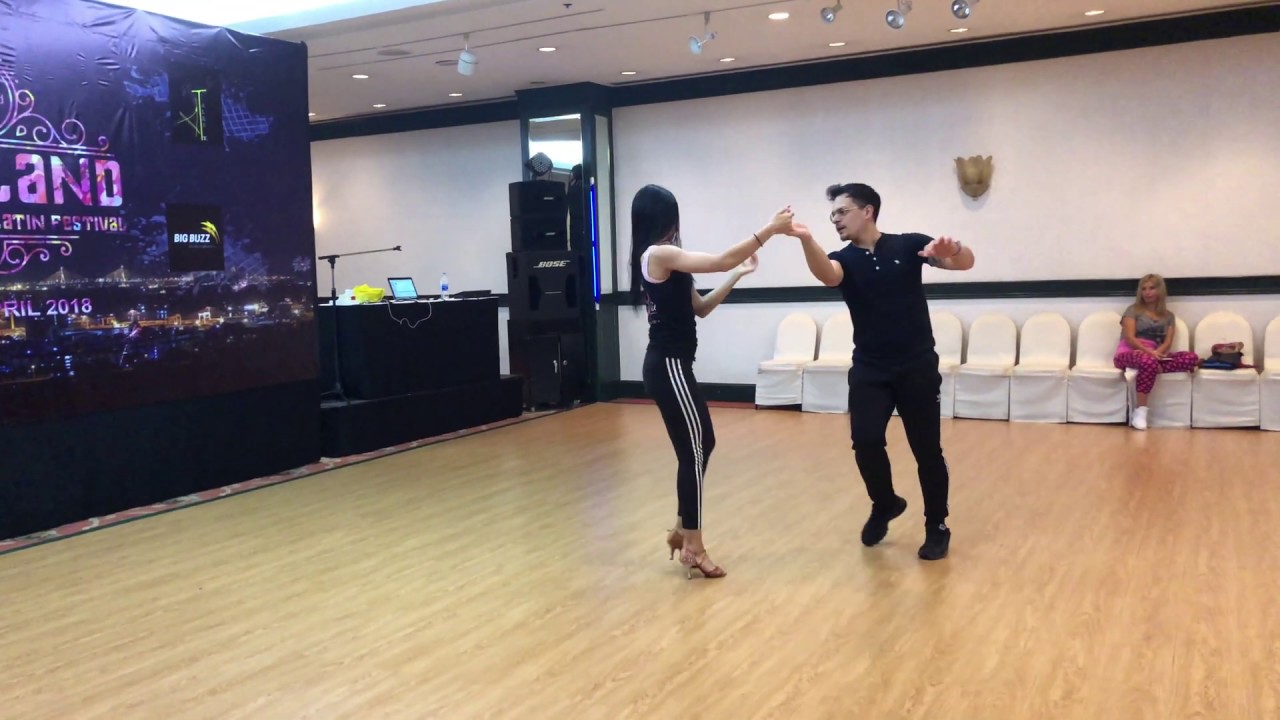 Thailand International Latin Festival bachata demo 2018 4k nosound copyright