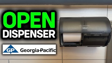 Hoe u de Georgia Pacific toiletpapierdispenser opent