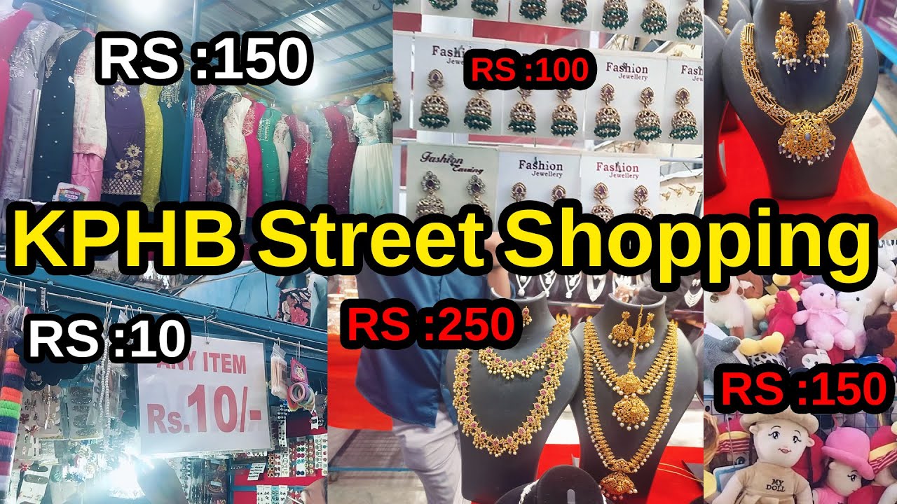 KPHB Street Shopping | KPHB to JNTU | Cheapest Street Shopping | Lucky World 21