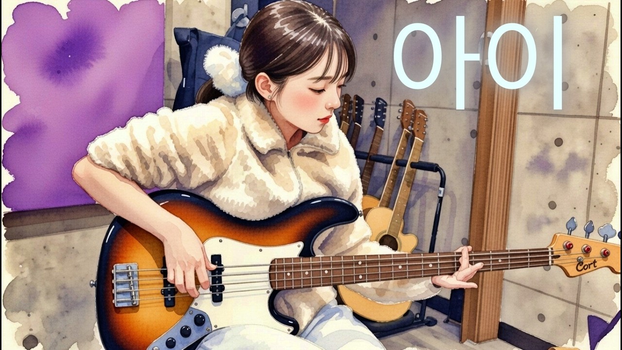 일산 베이스 한달차 중딩의 커버!! 태연 - 아이