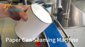 Paper Can Seaming Machine,Paper Tube Closing Machine , Bottom Metal Lid Crimper Factory