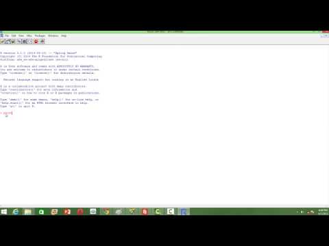 Print values in R