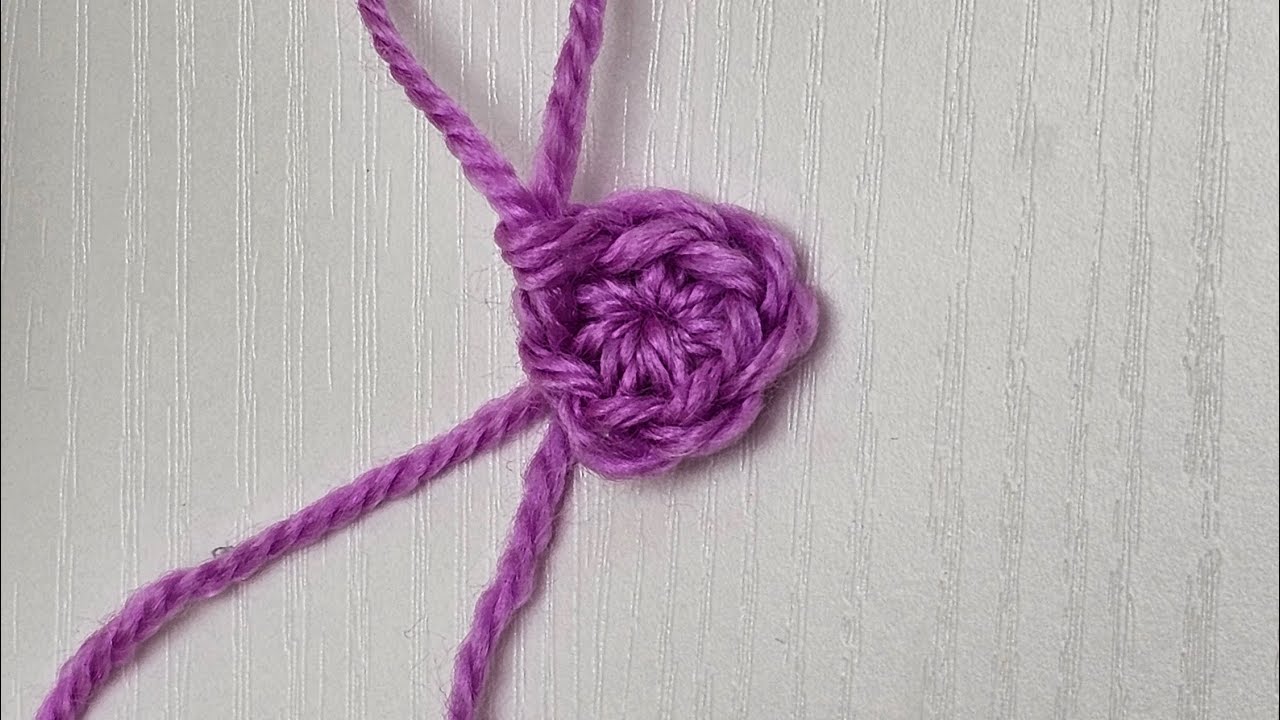 Magic ring,  magic circle. Step by step magic ring crochet. 