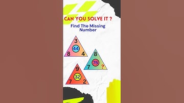 Find the Missing Number 🤔 | Can You Solve This Math Puzzle? 🔢