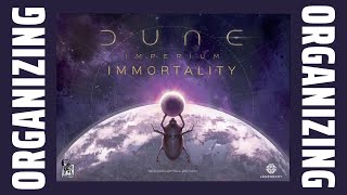 Organizing Dune-Imperium (All Expansions up to Immortality, Fully Sleeved, No Lid Lift) SideGame LLC