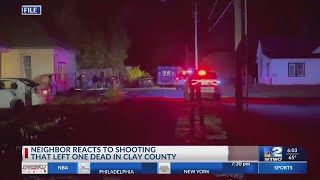 ‘This doesn’t happen very often in our community’| Neighbor shocked after shooting in Clay Co. leave