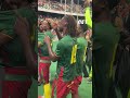 Célébration des supporters et des joueurs camerounais après leur victoire face à la Côte d'Ivoire