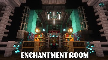 Epic Minecraft Enchantment Room Tutorial | Compact, Magical, and Easy to Build!