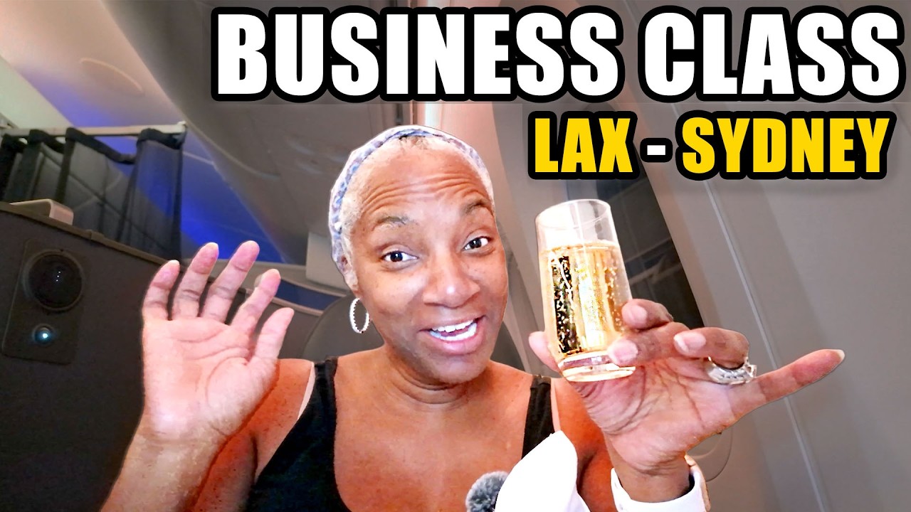 Бизнес-класс из Лос-Анджелеса в Сидней ✈️ United Polaris + зал ожидания Amex Centurion | Полный к...