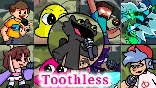FNF Toothless But Everyone Sing it