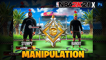 Photoshop Tutorial: How To Make a NBA 2K21 Manipulation Thumbnail! NBA 2K21 Thumbnail Tutorial!
