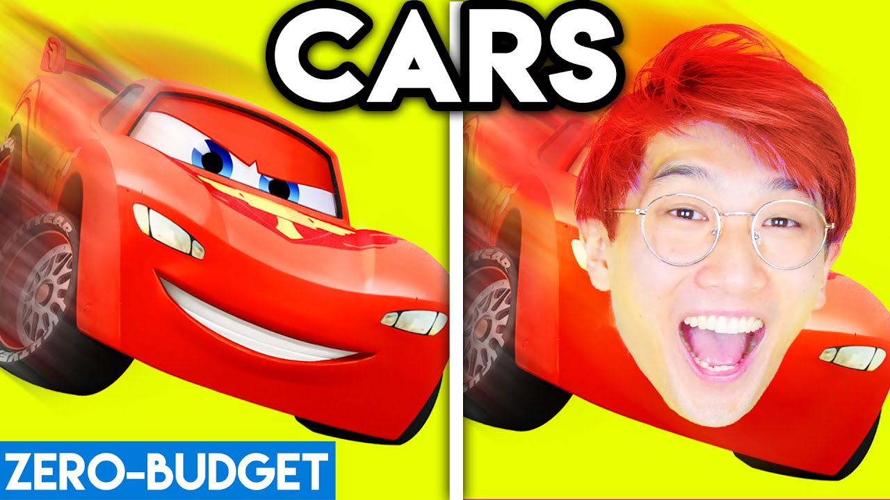 Cars With Zero Budget Funny Disney Movie Parody By Lankybox - lankybox justin roblox name