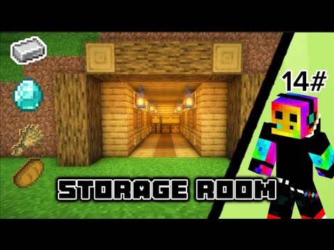 I BUILD COOL STORAGE ROOM IN MINECRAFT SURVIVAL [EPISODE #14 - YouTube