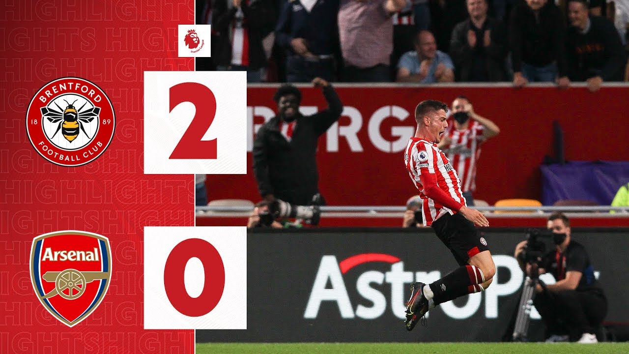 Our first ever Premier League win! 😍 Brentford 2-0 Arsenal