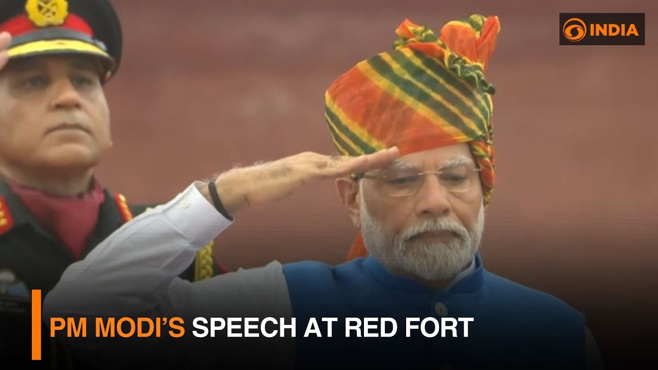 PM Modi at Red Fort | Full Speech | DD India