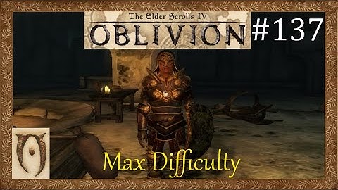 The Elder scrolls IV Oblivion-Max Difficulty-Part 137 (killing Umbra)