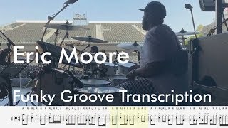 Eric Moore Funky Groove Transcription (PDF)